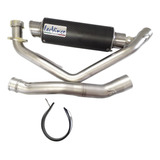 Escape Completo Leovince Gp Corsa Fibra De Carbono 250/500cc