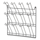 Escorredor Copos Suporte Parede 12 Lugares Inox Cozinha