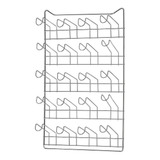 Escorredor Copos Suspenso 20 Lugares Parede Inox Organizar