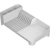 Escorredor De Louças Talheres Copo Pratos Pia - Compacto Cor Branco