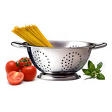 Escorredor De Macarrão Massa Inox Utensílios De Cozinha Top