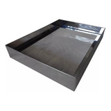 Escorredor Fritura Inox Bandeja 30x40x6cm Pastel - Salgados