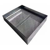Escorredor Fritura Inox Bandeja 30x40x6cm Pastel Salgados