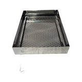 Escorredor Fritura Inox Bandeja 30x40x6cm Pastel Salgados