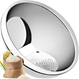 Escorredor Lavador De Arroz Massa Legumes Inox Alimentos Top