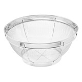Escorredor Macarrao Multiuso Inox Fruta Legume Verdura 18cm