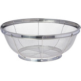 Escorredor Macarrao Multiuso Inox Fruta Legume Verdura 27cm