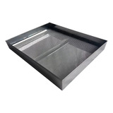 Escorredor P/ Batatas Fritas Inox 30x40x6cm-salgados Pastel
