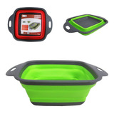Escorredor Retrátil Alimentos Silicone Lava Arroz Cozinha