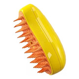 Escova A Vapor Para Gatos, Escova A Vapor Para Gatos Cor Amarelo