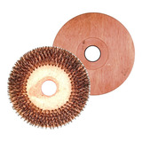 Escova De Aço 350mm S/ Flange Enceradeira Cleaner/allclean
