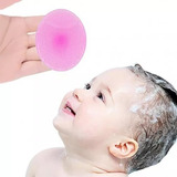 Escova De Banho  Em Silicone Menina Rosa Buba Bebe