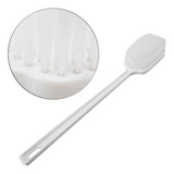 Escova De Banho Plástico 40cm Branco