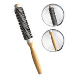 Escova De Cabelo Profissional Cabeleireiros Aluminio 25mm Cor Branco