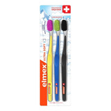 Escova De Dente Elmex Ultra Soft Extra Macia - 3 Unidades