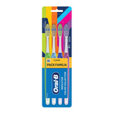 Escova De Dente Indicator Color Collection 4 Unidades Oral-b