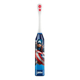 Escova De Dente Infantil Eletrica Health C/refil Cabo Marvel Nome Capitão América