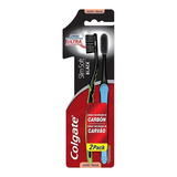 Escova De Dentes Colgate Slim Soft Black Suave X 2 Unidades