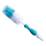 Escova De Limpeza Para Mamadeira 2 Em 1 Azul - Nuby Cor Colorido