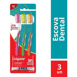 Escova Dental Colgate Slim Soft Advanced Ultra Suave 3 Unid