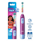 Escova Dental Elétrica Infantil Princesas 3+