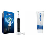 Escova Dental Elétrica Pro Séries 2 Bivolt + Creme Dental