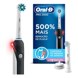 Escova Dental Elétrica Recarregável Oral-b Pro 2000 127v