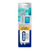Escova Dental Kit Indicator Extra Soft + Fio Dental Oral-b