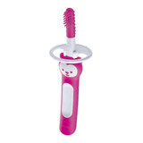 Escova Dental Massagem Gengiva Massaging Brush Mam ® Rosa 0+