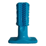 Escova Dental Para Cães Higiene Bucal - Brinquedo Mordedor Cor Azul