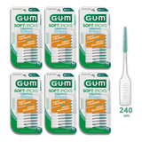 Escova Interdental Soft Picks 6 X 40 Unid. Importado (gum)