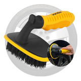 Escova Limpa Rodas Pneus Carro Bicicleta E Moto