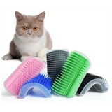 Escova Massageadora Com Erva Catnip P/ Gatos Coçadinha