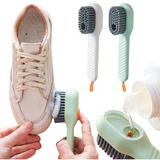 Escova Para Limpeza Tenis Sapato Sabão Liquido Cerdas Médias