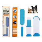 Escova Removedora Tira Pelos Pet Fur Roupa Sofa Caes Gatos