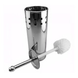 Escova Sanitária Inox C/ Suporte De Banheiro Higienica 