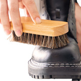 Escova Sapateiro Cerdas Macias Lustrar Sapato Bota Calçado