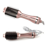 Escova Secadora Mondial E Alisadora Gold Rose Es02 Rosa Luxo 220v