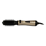 Escova Secadora/alisadora/modeladora Mallory Dual Shine Preto/dourado 127v