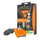 Escova Tira Pelos Furminator Cães Médios Pelo Curto