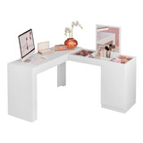 Escrivaninha 1360mm X 750mm X 450mm X 1360mm Branco-fosco 