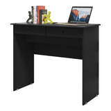 Escrivaninha Ej Móveis 2 Gavetas 90cm X 77cm X 45cm Preto