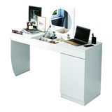 Escrivaninha Mesa Com Espelho Basculante Penteadeira