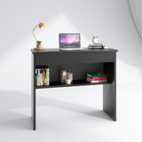 Escrivaninha Movelaria Mdp Branco / Preto / Mel