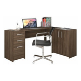 Escrivaninha Notável Mó Mesa Nt 2005 123x74x45x157cm Nogal 