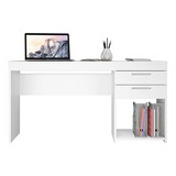Escrivaninha Notável Móveis Mesa Office 2 Gavetas Mdp De 1210mm X 760mm X 410mm Branco