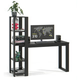 Escrivaninha Para Estudos Em Madeira Industrial Home Office