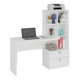 Escrivaninha Permóbili Elisa Mdp De 1375mm X 1380mm X 540mm Branco