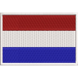 Escudo Bordado Bandeira Países Baixos Militar