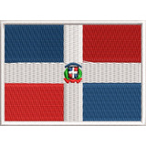 Escudo Bordado Bandeira República Dominicana P/